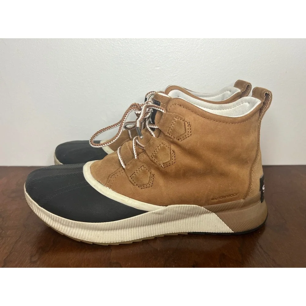 Sorel Out N About III Waterproof Duck Boots Women's US 10.5 Brown Gorpcore